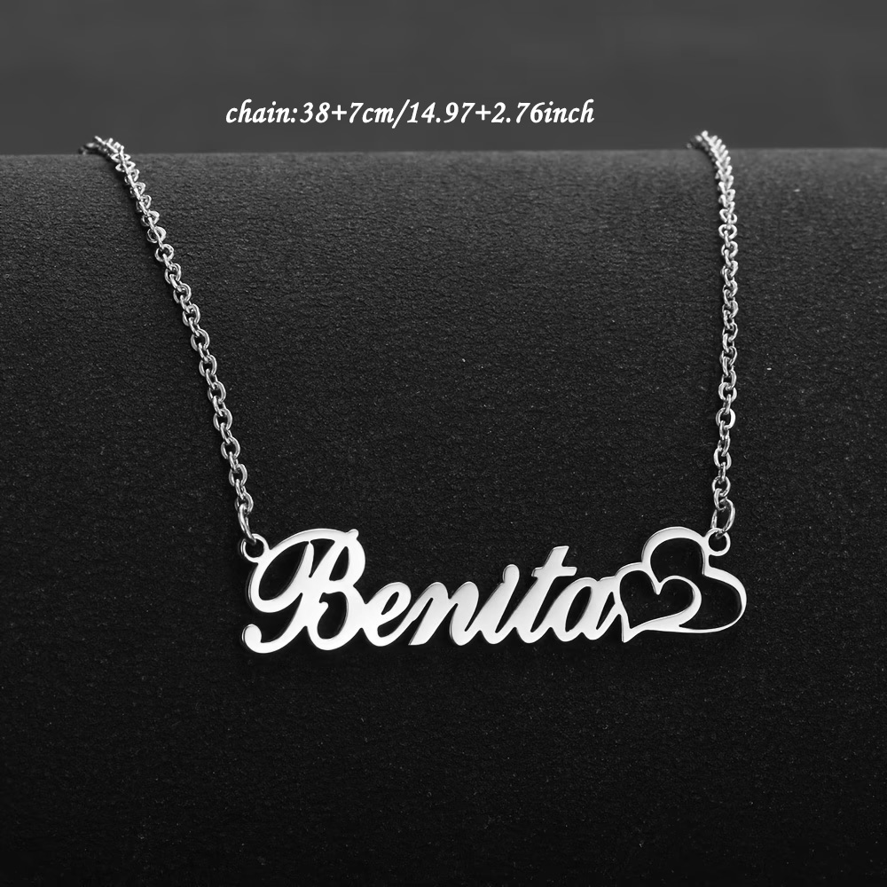 Personalized Double Heart Cust - Name Necklace Custom 评论和价格